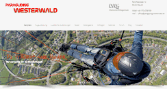 Desktop Screenshot of paragliding-westerwald.de